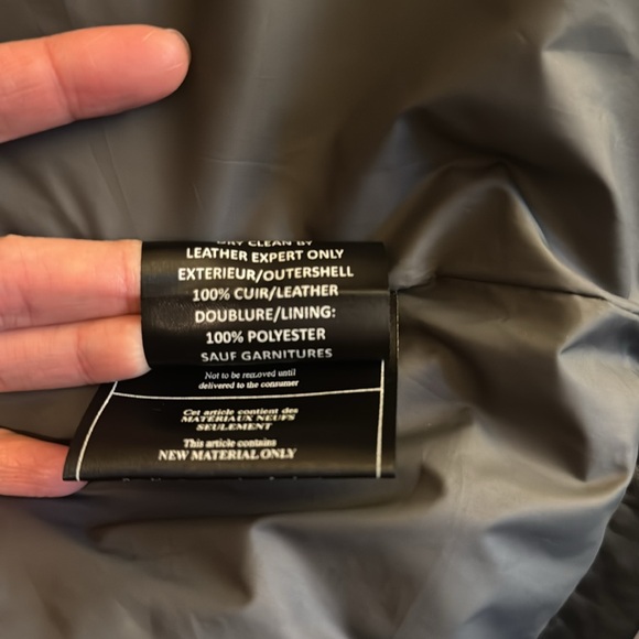 Bod & Christensen Leather Puffer Jacket - Picture 5 of 5